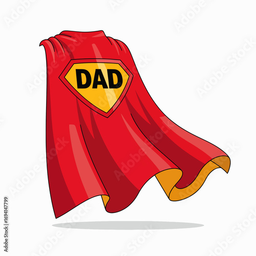 Super Dad Cape For Fathers Day Gift And Special Celebration