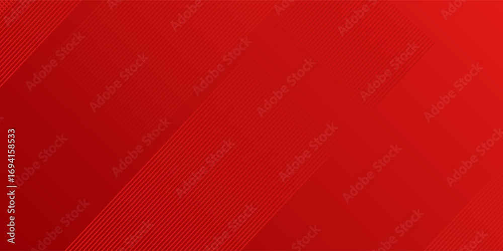 Fototapeta premium Asbtract glowing lines red background. Modern shapes design.