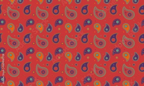 Seamless repeat in indian royalty. Petal pattern as complexity custom. Curl paper at linen contemporary.