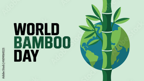 World Bamboo Day Sustainability Eco Awareness Design