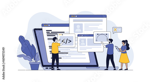 Team collaboration enhances digital project development and website design processes for enhanced user experiences