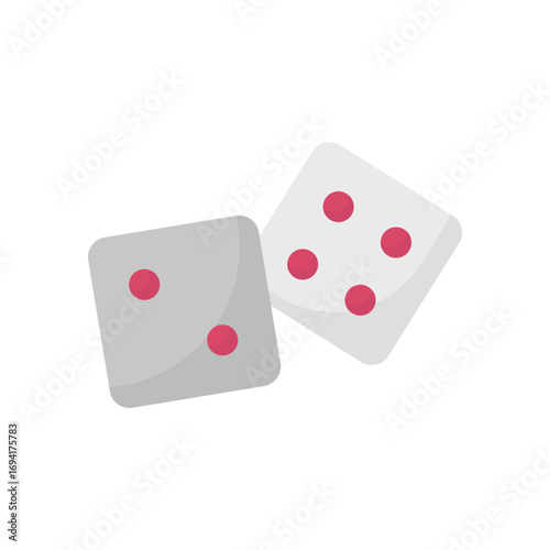 Dice Vector icon which can easily modify or edit