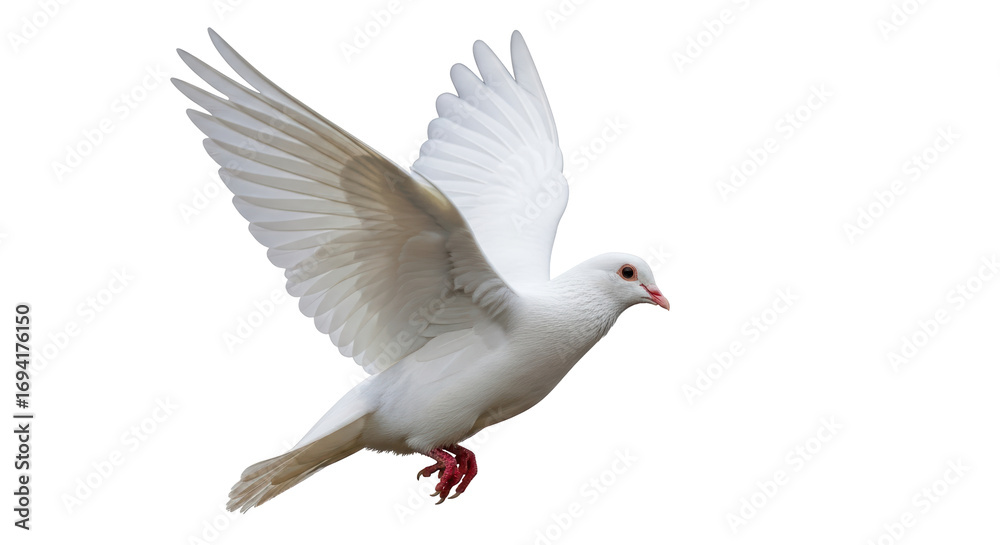 Fototapeta premium Isolated White Dove