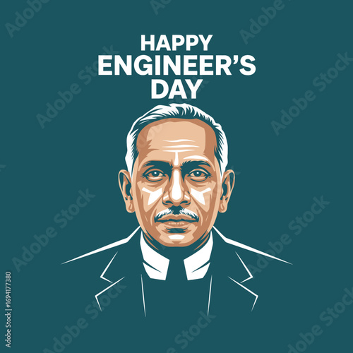 Happy Engineer’s Day with Mokshagundam Visvesvaraya Portrait