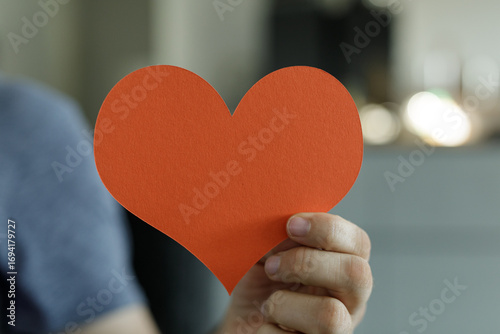 Close-up of a hand holding ...
