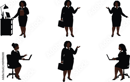 Businesswoman working, professional woman office, corporate attire, office desk, laptop use, confident female, business presentation, teamwork, discussion, leadership, meeting, 