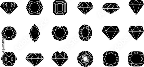 Diamond icon Set

