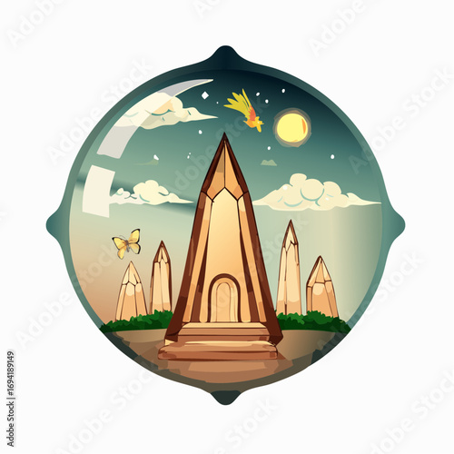 Mystic Pyramid Gate A Portal to Another World