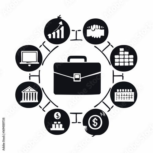 Business Success Strategic Planning & Growth Icons