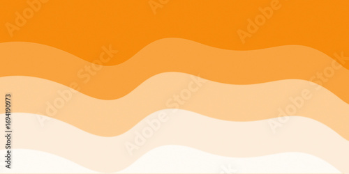 Bright Orange Pastel gradient Decorative Surface with Minimalist Geometric Layout