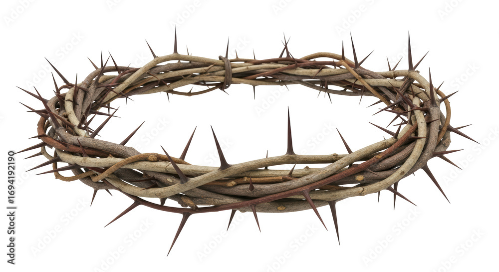 Fototapeta premium Isolated Crown of Thorns