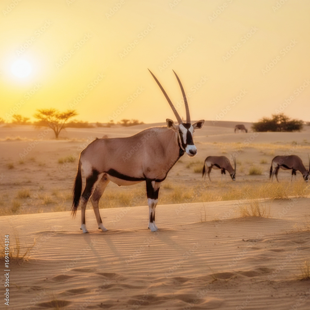 Fototapeta premium The Oryx Antelope