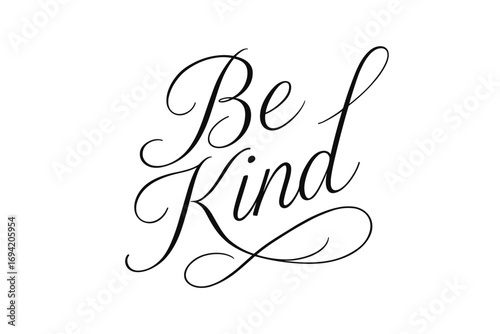 Kind thin line calligraphy smooth curves balanced composition clear readable letters consistent style none diagonal decorative composition clean white background vector look high contrast.