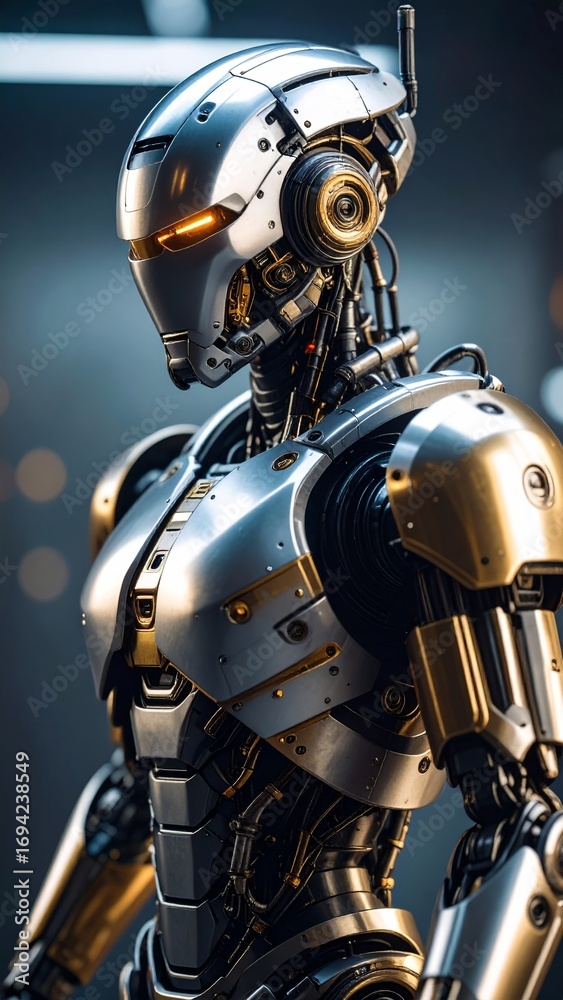 Fototapeta premium Humanoid robot