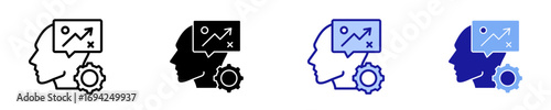Logical Thinking  Icon Set Multiple Style Collection