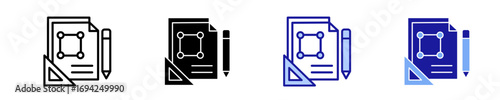 Prototype  Icon Set Multiple Style Collection