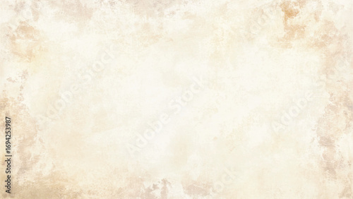 Colour old concrete wall texture background. Close up retro plain cream color cement wall background texture. Design paper vintage parchment element.