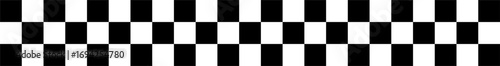 black and white checkered race finish line vector