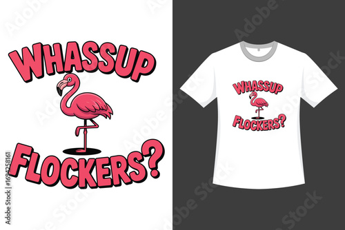 Flamingo t-shirt vector design