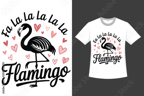 Flamingo t-shirt vector design