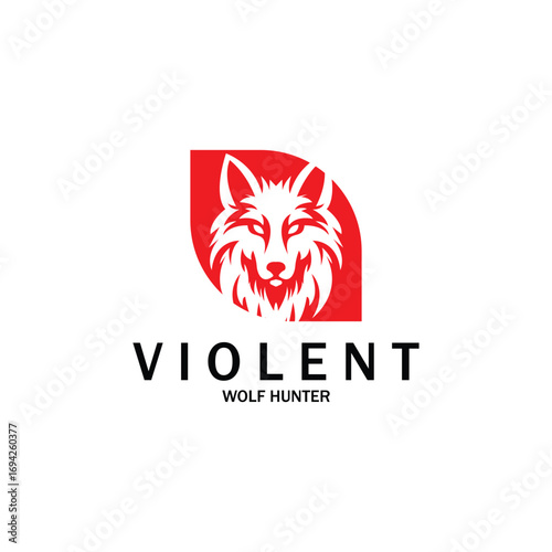 Wolf vector illustration design