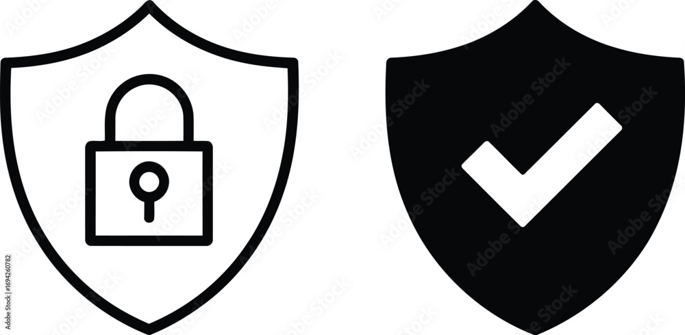 Fototapeta premium Enhancing Digital Security Measures with Shielded Protection Safeguarding Data Integrity through Advanced Encryption and Verified Access Control for Online Transactions