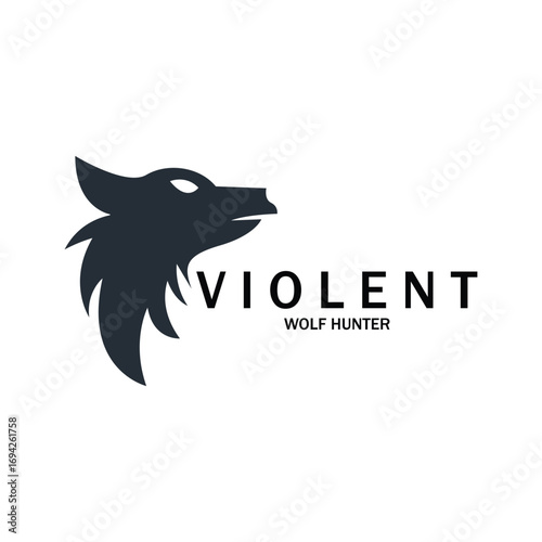 Wolf vector illustration design