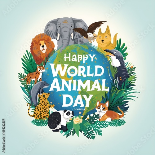 Happy World Animal Day – Cute & Playful Animals