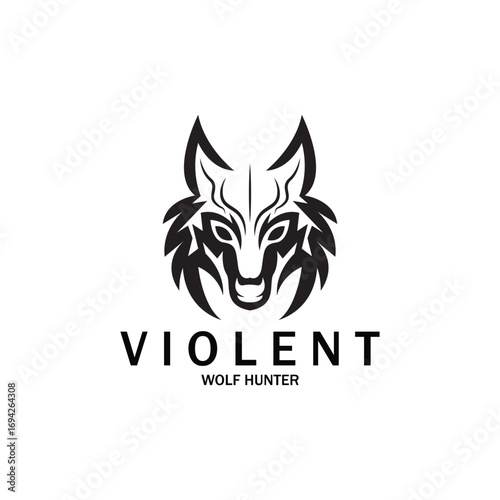 Wolf vector illustration design