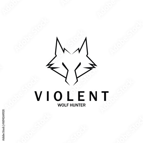 Wolf vector illustration design