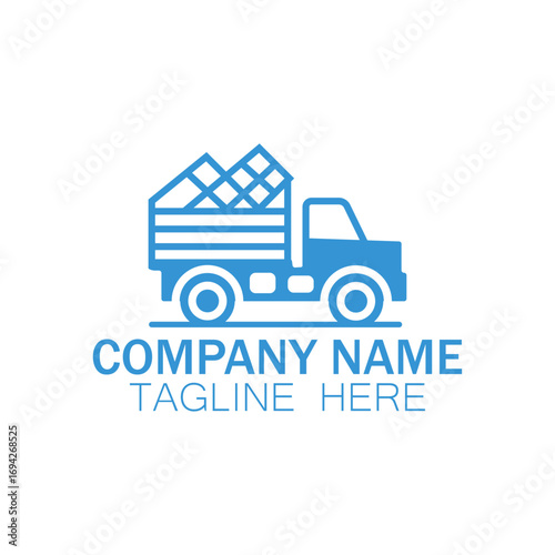 Delivery Truck Logo for Company Branding