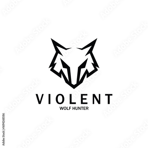 Wolf vector illustration design