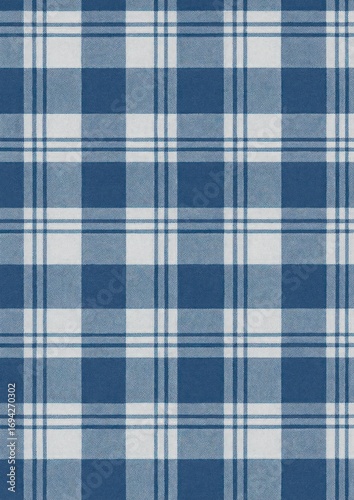 Wallpaper Mural Blue plaid pattern wallpaper. Torontodigital.ca