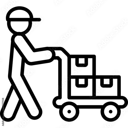Material Handling line icon