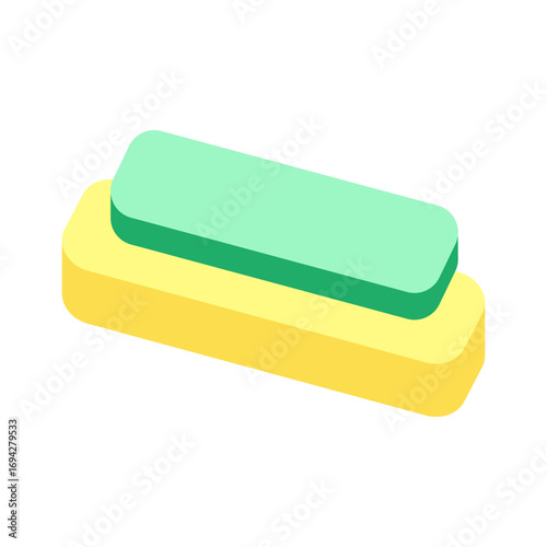 Eraser Vector Illustration