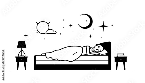 Sleeping peacefully