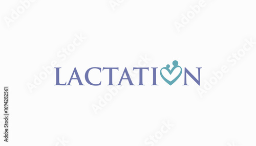 lactation logo design template