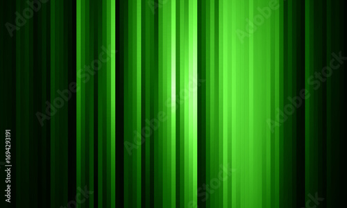 Green vertical vibrant abstract lines background. digital pattern.