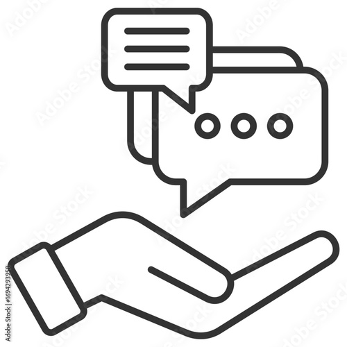 Advice Outline Icon