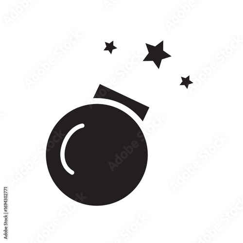 explosion glyph icon