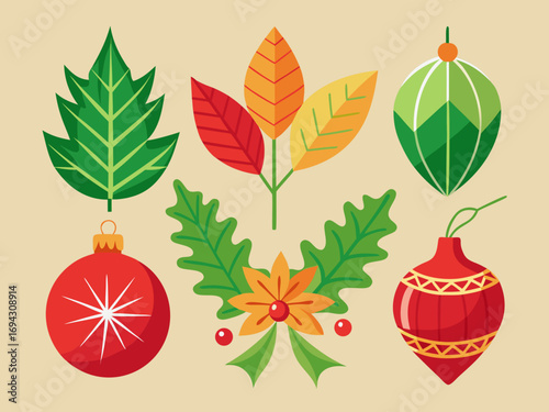 christmas background with christmas balls