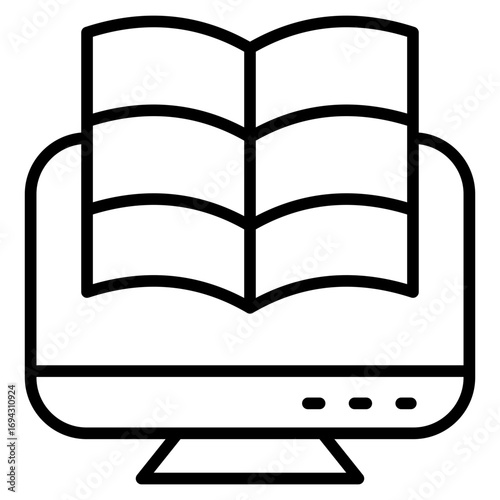 E-Learning Outline Icon