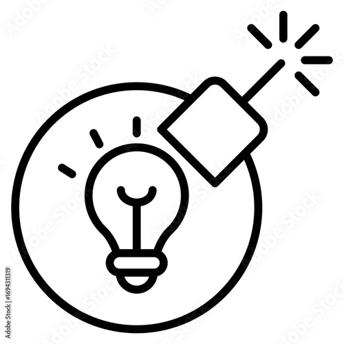 Disruption Outline Icon