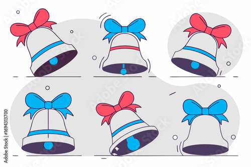 set of christmas hats