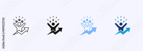 Motivation Icon Collection Set Multiple Style