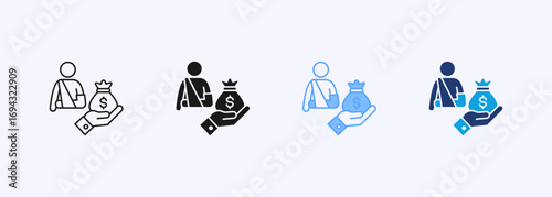 Compensation Icon Collection Set Multiple Style