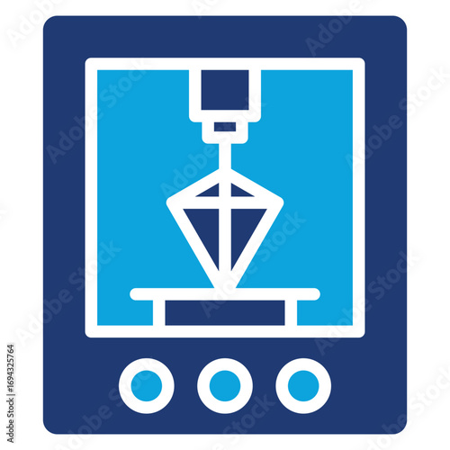 Rapid Prototyping  Mixed color icon