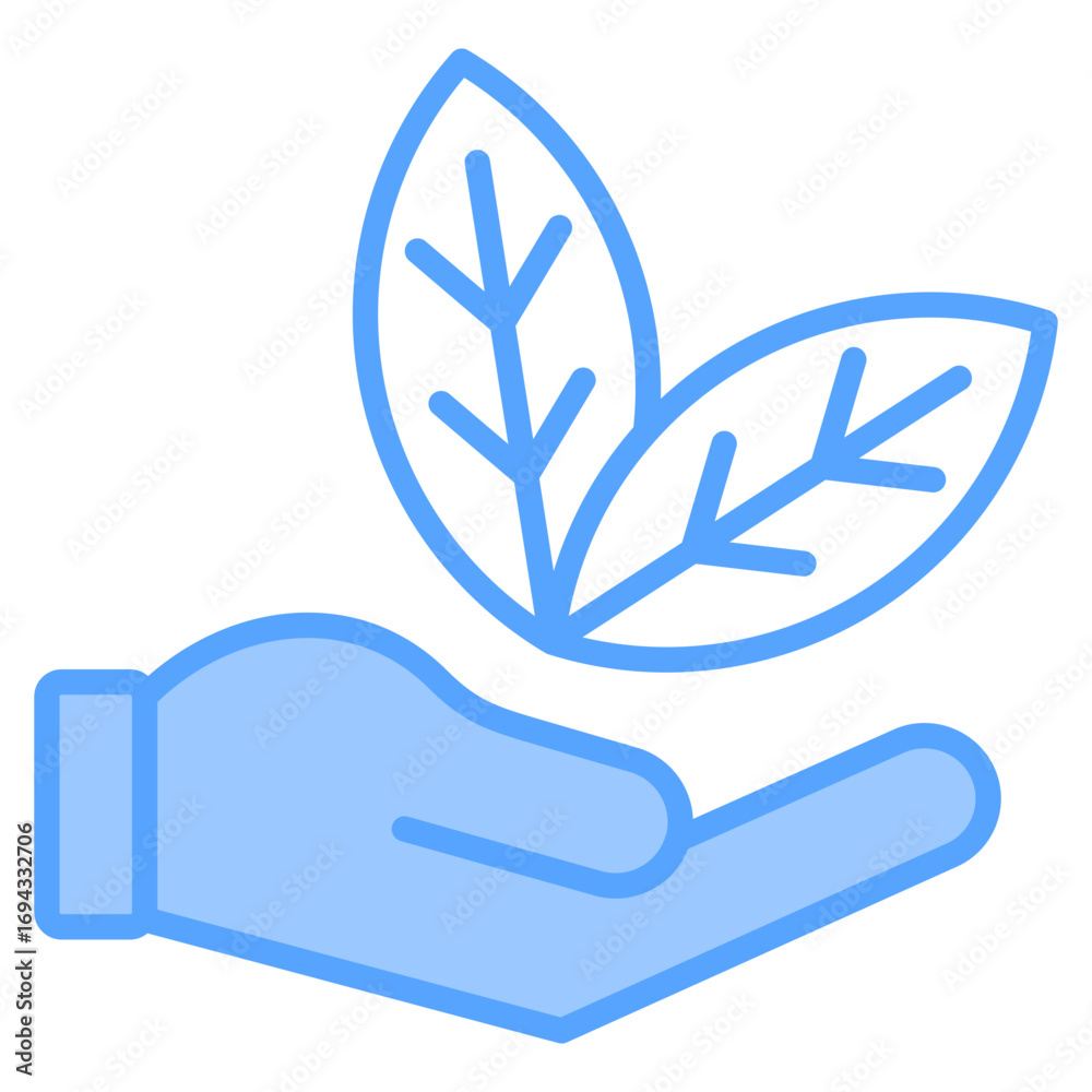 Obraz premium Sustainable Blue Icon