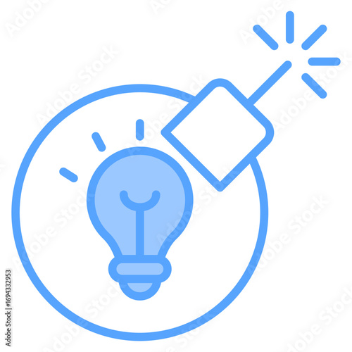 Disruption Blue Icon