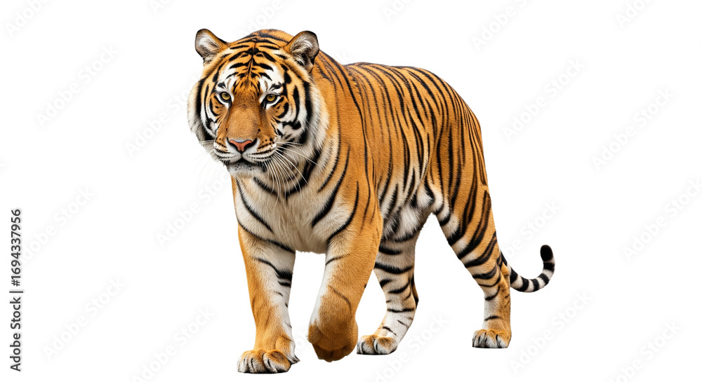 Fototapeta premium Tiger transparent PNG background